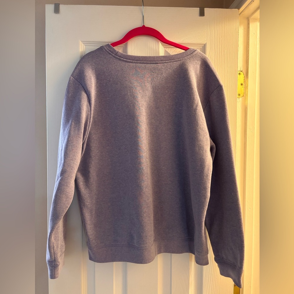 Karen Scott Lavender Elevated Sweatshirt - Picture 2 of 3
